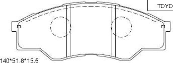 Asimco KD2763 - Гальмівні колодки, дискові гальма autocars.com.ua