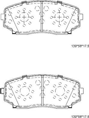 Asimco KD3740 - Гальмівні колодки, дискові гальма autocars.com.ua