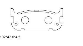 Asimco KD3774 - Тормозные колодки, дисковые, комплект avtokuzovplus.com.ua