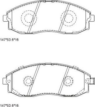 Valeo 597432 - Гальмівні колодки, дискові гальма autocars.com.ua