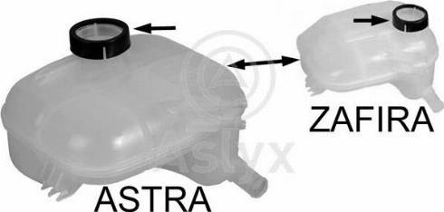 Aslyx AS-103921 - Компенсационный бак, охлаждающая жидкость autodnr.net