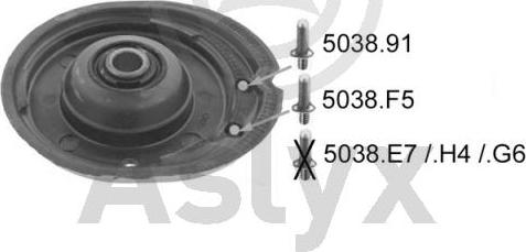 Aslyx AS-202484 - Опора стойки амортизатора, подушка autodnr.net