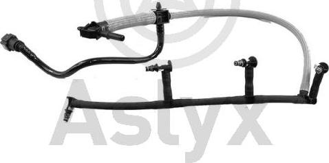 Aslyx AS-204673 - Шланг, витік палива autocars.com.ua