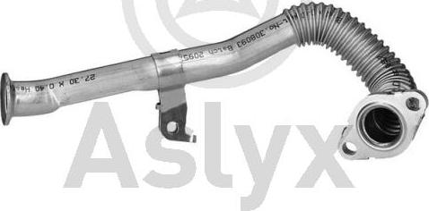 Aslyx AS-503319 - Трубка, клапан повернення ОГ autocars.com.ua