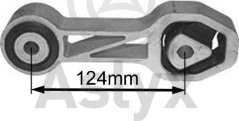 Aslyx AS-506471 - Подушка, підвіска двигуна autocars.com.ua
