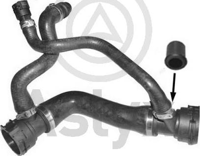 Aslyx AS-509893 - Шланг радіатора autocars.com.ua