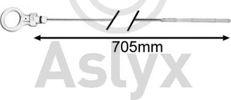 Aslyx AS-521043 - Покажчик рівня масла autocars.com.ua