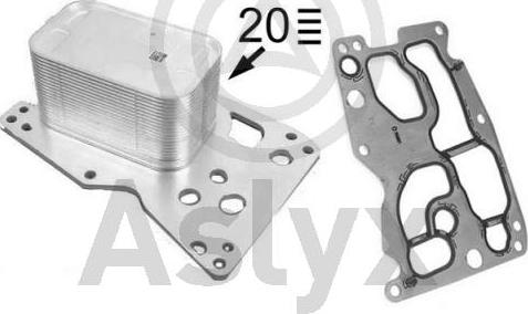 Aslyx AS-521226 - Масляный радиатор, двигательное масло autodnr.net