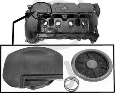 Aslyx AS-535658 - Мембрана, вентиляція картера autocars.com.ua