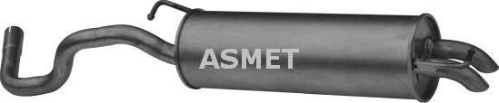 Asmet 03.056 - Глушитель выхлопных газов, конечный autodnr.net