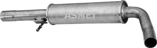 Asmet 03.076 - Средний глушитель выхлопных газов autodnr.net