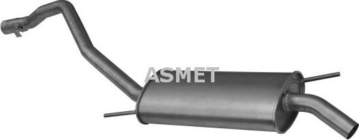 Asmet 04.061 - Глушитель выхлопных газов, конечный autodnr.net