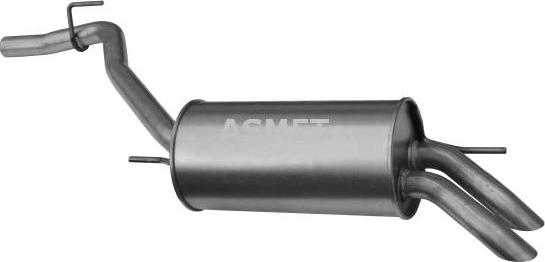 Asmet 04.070 - Глушитель выхлопных газов, конечный autodnr.net