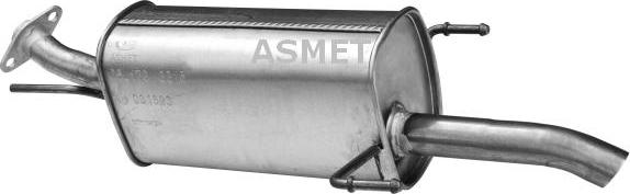 Asmet 05.173 - Глушитель выхлопных газов, конечный autodnr.net