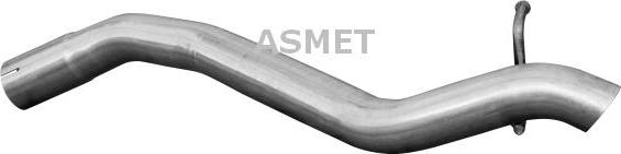Asmet 07.207 - Труба вихлопного газу autocars.com.ua
