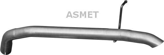 Asmet 07216 - Труба выхлопного газа avtokuzovplus.com.ua