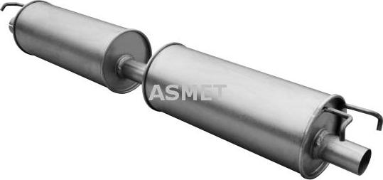 Asmet 07.241 - Средний глушитель выхлопных газов autodnr.net