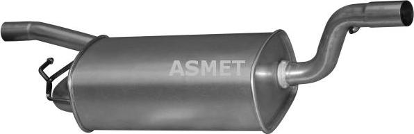 Asmet 07.243 - Средний глушитель выхлопных газов autodnr.net