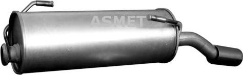 Asmet 08.062 - Глушитель выхлопных газов, конечный autodnr.net