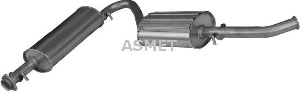 Asmet 09.041 - Глушитель выхлопных газов, конечный autodnr.net