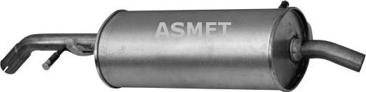 Asmet 09.061 - Глушитель выхлопных газов, конечный avtokuzovplus.com.ua