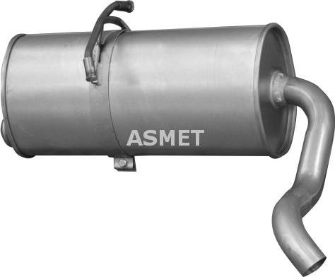 Asmet 09.089 - Глушитель выхлопных газов, конечный avtokuzovplus.com.ua