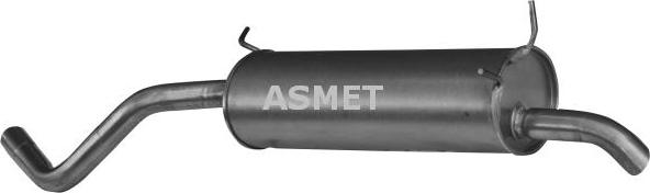 Asmet 10.048 - Глушитель выхлопных газов, конечный avtokuzovplus.com.ua