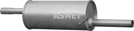 Asmet 10.101 - Глушитель выхлопных газов, конечный avtokuzovplus.com.ua