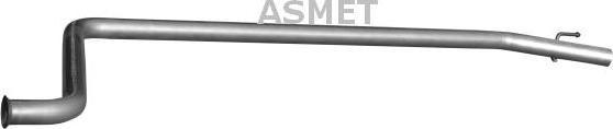 Asmet 10.124 - Труба выхлопного газа autodnr.net