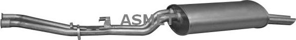 Asmet 12.023 - Глушник вихлопних газів кінцевий autocars.com.ua