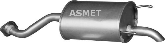 Asmet 13.016 - Глушитель выхлопных газов, конечный autodnr.net