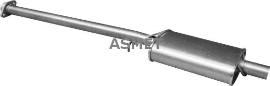 Asmet 19.002 - Средний глушитель выхлопных газов avtokuzovplus.com.ua