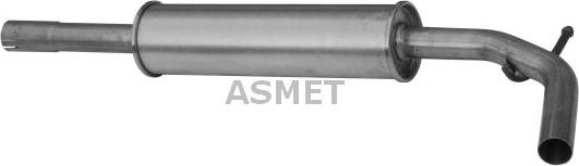Asmet 19010 - Средний глушитель выхлопных газов avtokuzovplus.com.ua