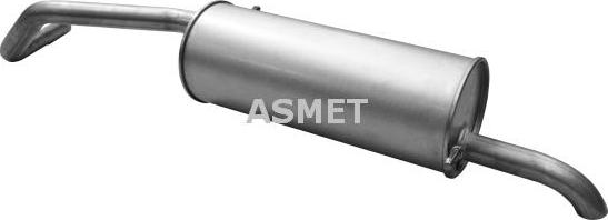 Asmet 21.022 - Глушитель выхлопных газов, конечный autodnr.net