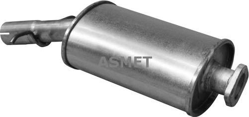 Asmet 24.004 - Средний глушитель выхлопных газов avtokuzovplus.com.ua