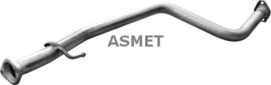 Asmet 25.016 - Труба вихлопного газу autocars.com.ua