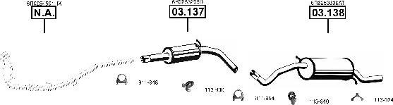 Asmet AU60005 - Система випуску ОГ autocars.com.ua