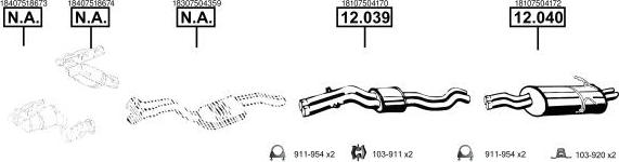 Asmet BM121650 - Система випуску ОГ autocars.com.ua