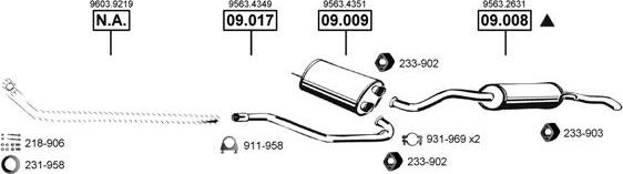 Asmet CI090650 - Система випуску ОГ autocars.com.ua