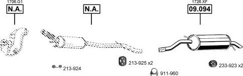 Asmet CI091013 - Система випуску ОГ autocars.com.ua