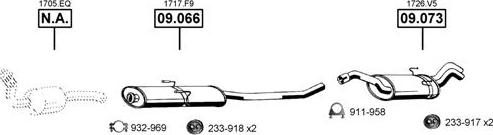 Asmet CI091710 - Система випуску ОГ autocars.com.ua