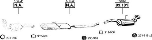 Asmet CI091715 - Система випуску ОГ autocars.com.ua