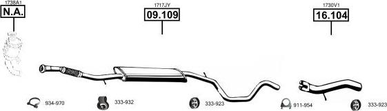 Asmet CI091750 - Система випуску ОГ autocars.com.ua