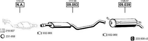 Asmet CI092210 - Система випуску ОГ autocars.com.ua