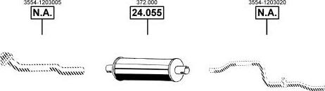 Asmet DE242455 - Система випуску ОГ autocars.com.ua