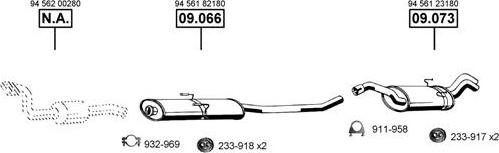 Asmet FI162860 - Система випуску ОГ autocars.com.ua