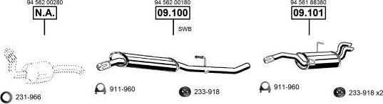 Asmet FI162875 - Система випуску ОГ autocars.com.ua