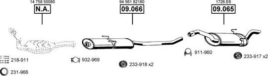 Asmet FI163500 - Система випуску ОГ autocars.com.ua