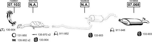 Asmet FO071200 - Система випуску ОГ autocars.com.ua