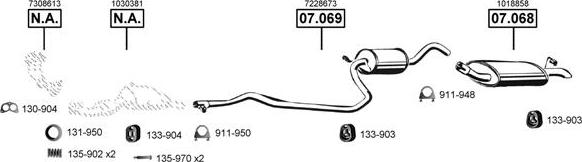 Asmet FO071210 - Система випуску ОГ autocars.com.ua